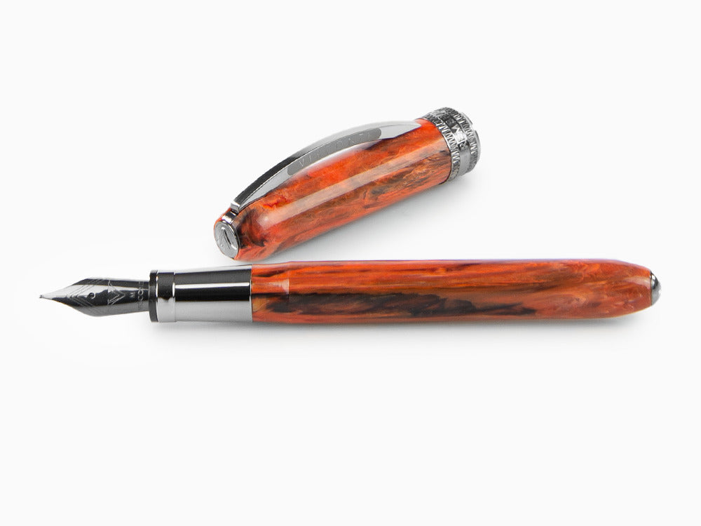 Stylo Plume Visconti Rembrandt-S Orange, Résine Acrilique, KP10-28-FP