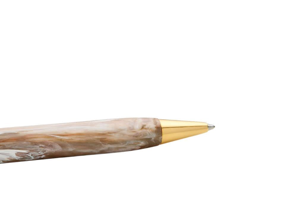 Stylo bille Visconti Comedia Virgilio, Rose, Plaqué or, KP10-53-BP