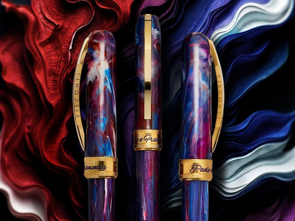 Roller Visconti Comedia Paolo & Francesca, Edition Limitée, KP10-55-RB