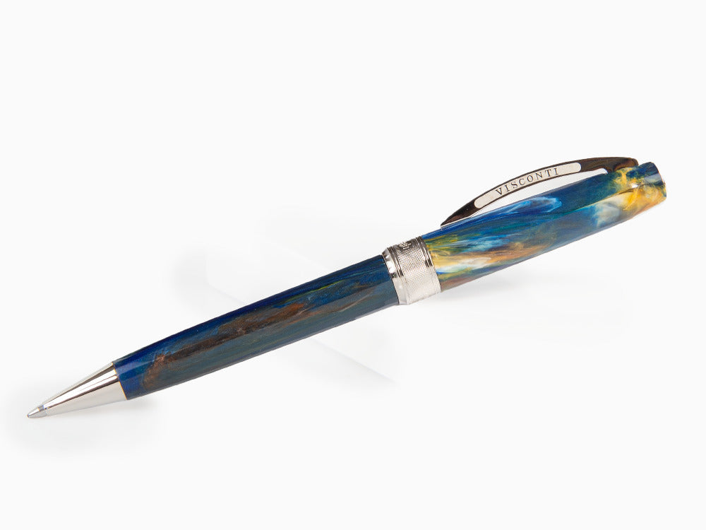 Stylo bille Visconti Van Gogh Starry Night, Résine, Bleu, KP12-04-BP