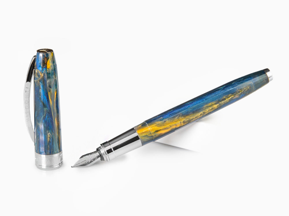 Stylo Plume Visconti Van Gogh Starry Night, Résine, KP12-04-FP