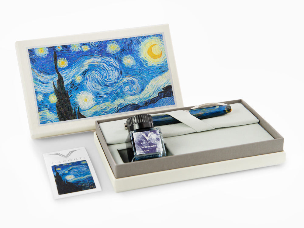 Stylo Plume Visconti Van Gogh Starry Night, Résine, KP12-04-FP