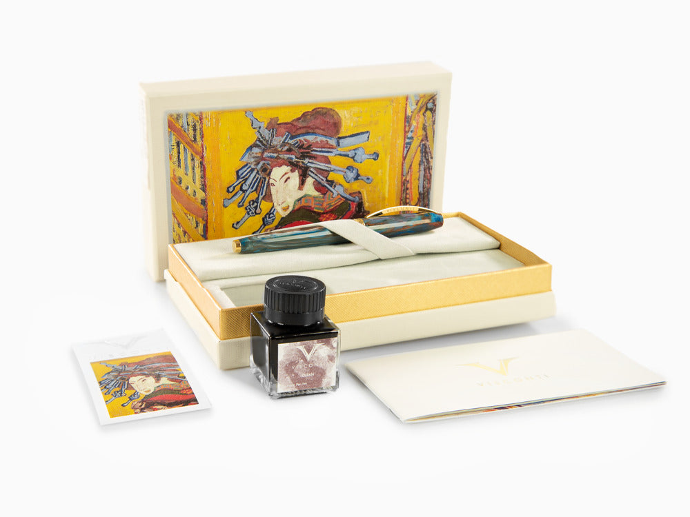 Set Stylo Plume Visconti Van Gogh Oiran, Plaqué or, KP12-22-FP