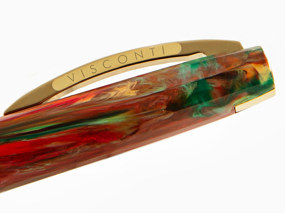 Stylo bille Visconti Van Gogh Flowering Plum Orchard, Rouge, KP12-23-BP