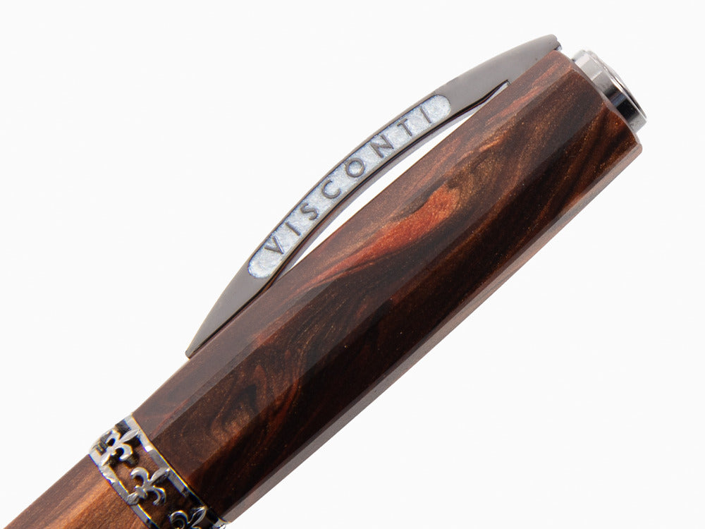 Stylo bille Visconti Medici, Acrosilk, Attributs ruthénium, KP17-40-01-BP
