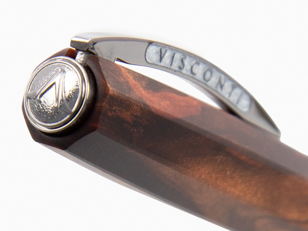 Stylo bille Visconti Medici, Acrosilk, Attributs ruthénium, KP17-40-01-BP