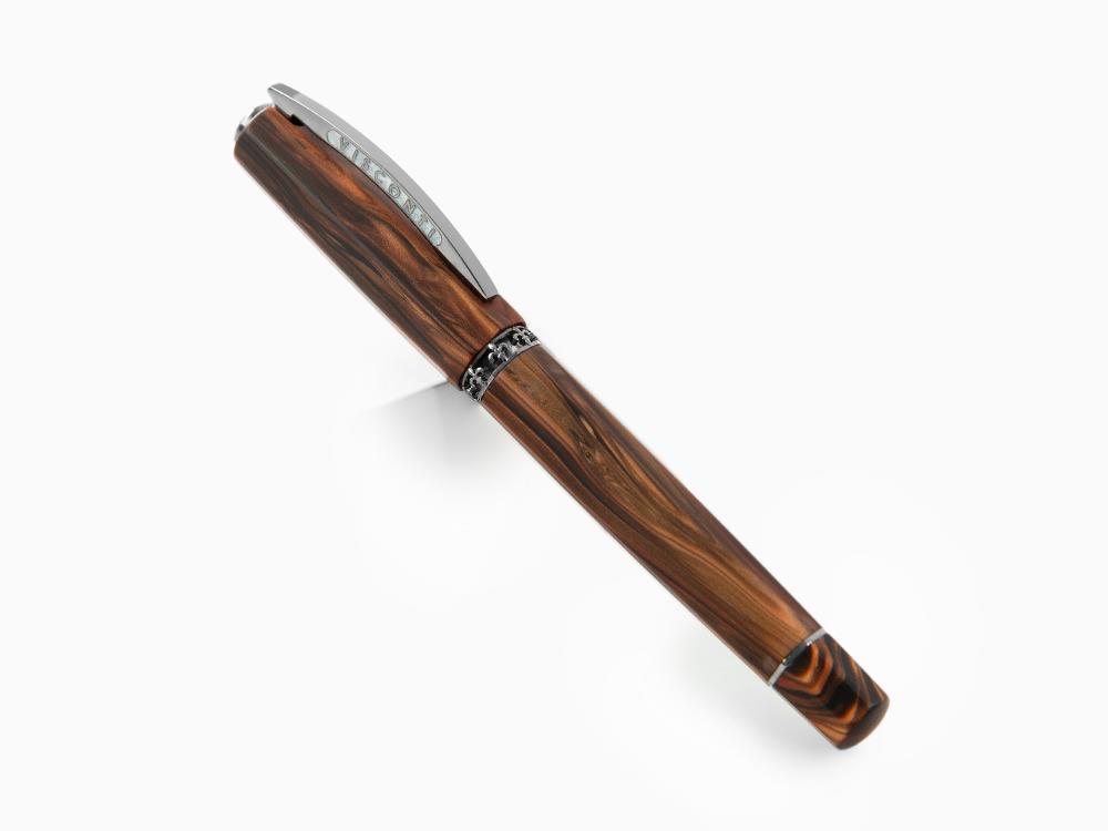 Stylo Plume Visconti Medici, Acrosilk, Ruthénium, KP17-40-01-FP