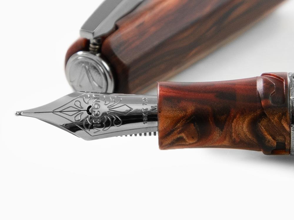 Stylo Plume Visconti Medici, Acrosilk, Ruthénium, KP17-40-01-FP