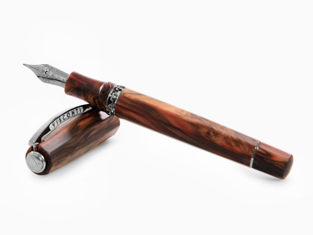 Stylo Plume Visconti Medici, Acrosilk, Ruthénium, KP17-40-01-FP