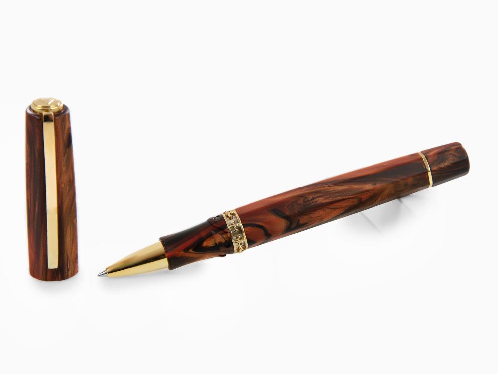 Roller Visconti Medici, Résine, Plaqué or, KP17-40-02-RB