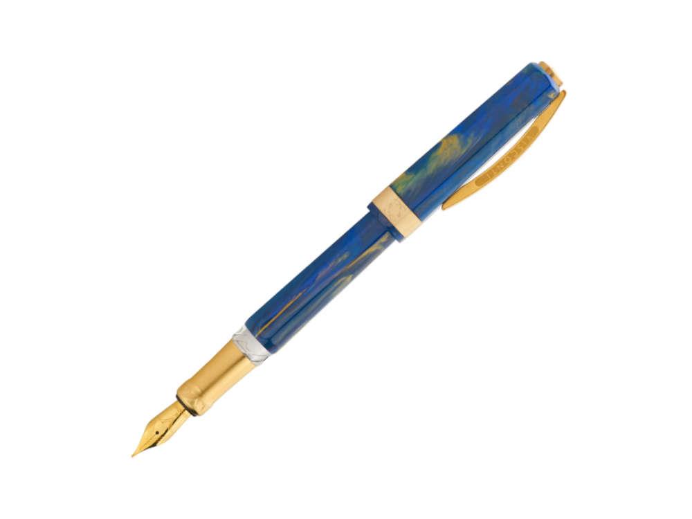 Stylo Plume Visconti Opera Gold, Résine Acrilique, Bleu, KP42-02-FP