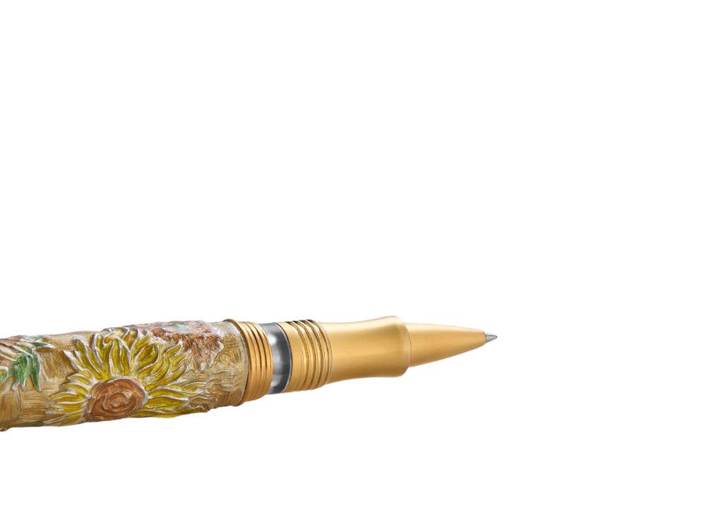 Roller Visconti Dreaming Sunflower, Doré, Edition Limitée, KP61-02-RB