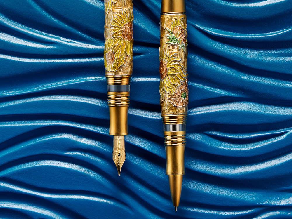 Roller Visconti Dreaming Sunflower, Doré, Edition Limitée, KP61-02-RB
