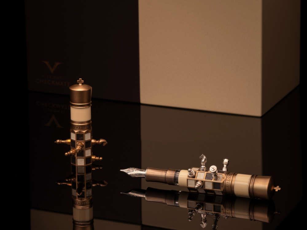 Stylo Plume Visconti Checkmate, Bronze, Edition Limitée, KP62-01-FP