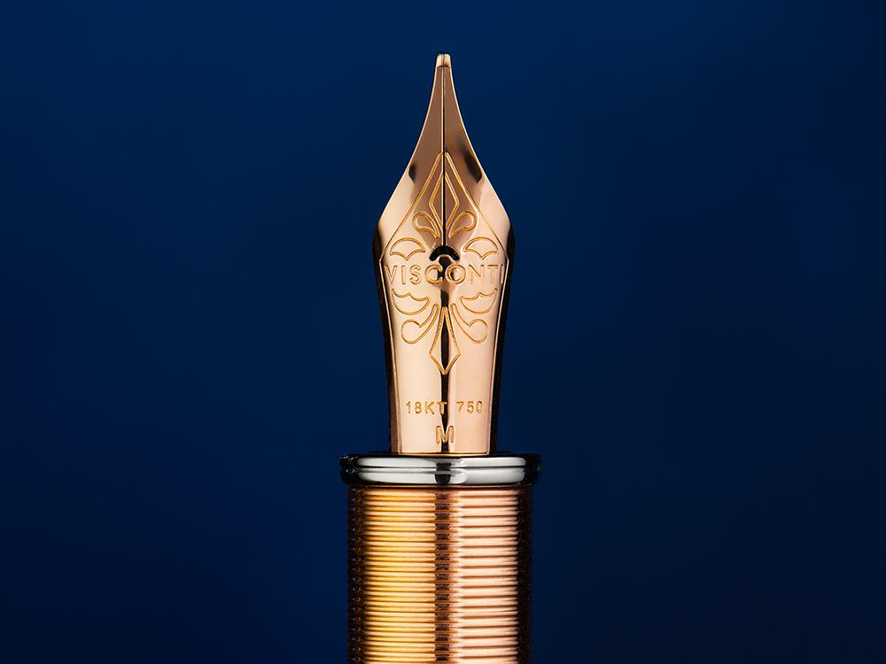Plume Visconti Tesla, Résine, Or 18k, Edition Limitée, KP63-01-FP