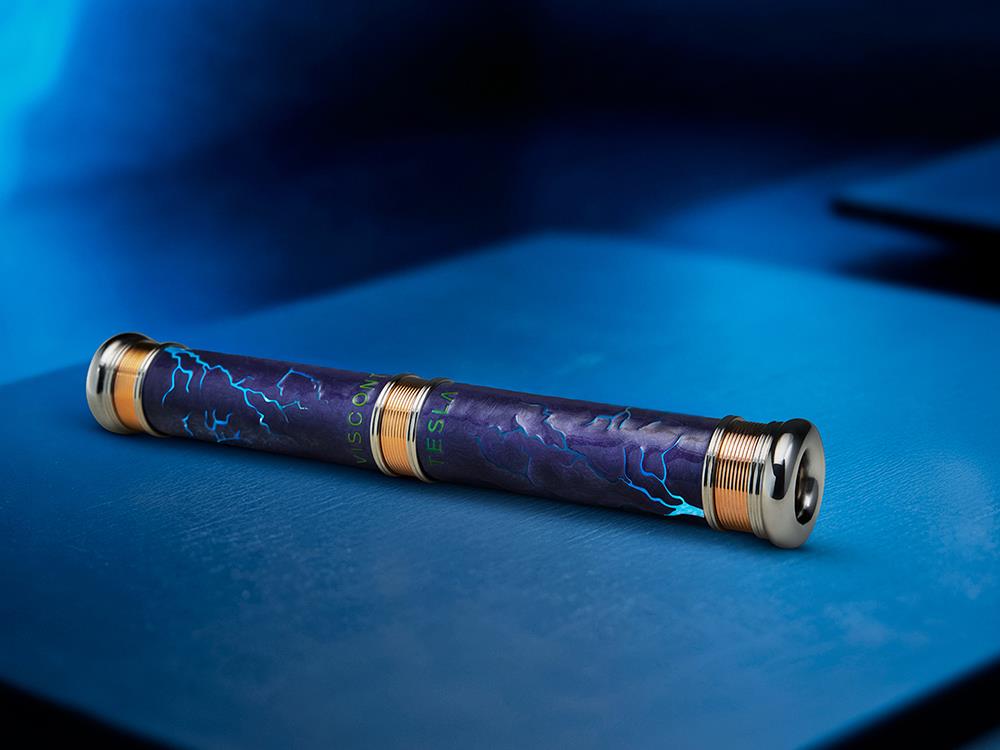 Plume Visconti Tesla, Résine, Or 18k, Edition Limitée, KP63-01-FP