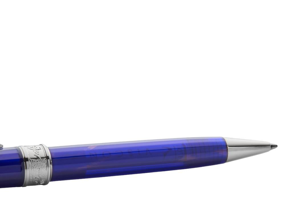 Stylo bille Visconti Michelangelo, Résine, Bleu, KP67-01-BP