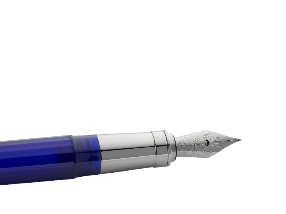 Stylo Plume Visconti Michelangelo, Résine, Bleu, KP67-01-FP10