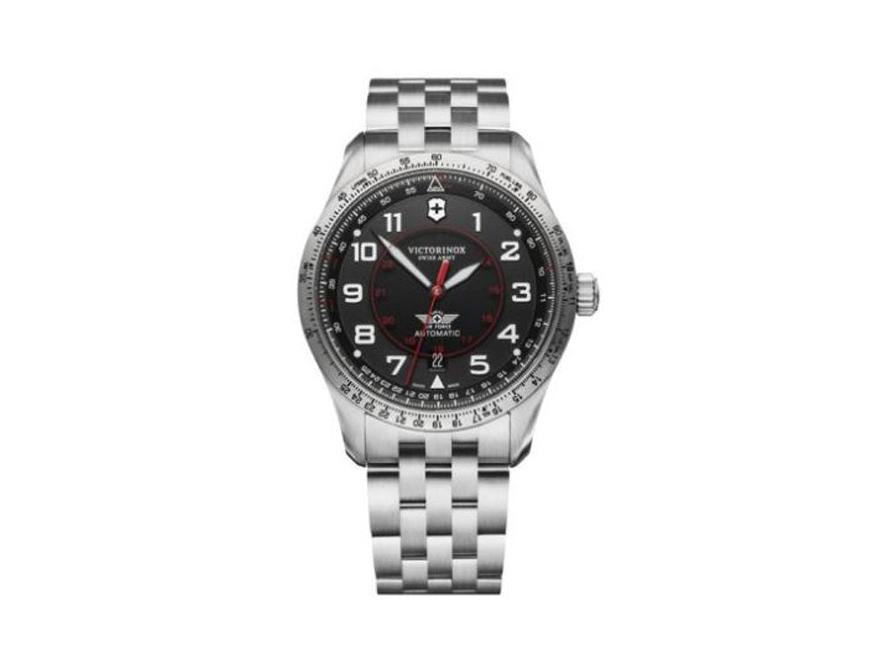 Montre Automatique Victorinox Airboss Mechanical, Noir, 42 mm, 10 atm, V241888