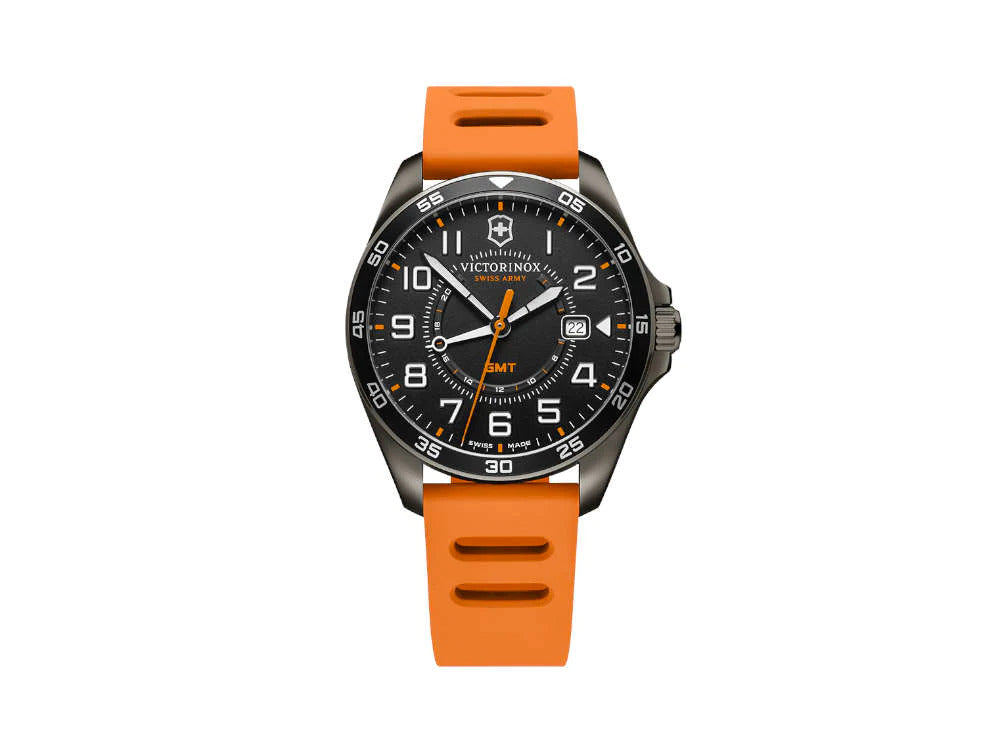Montre à Quartz Victorinox Fieldforce Sport GMT, Noir, 42 mm, V241897