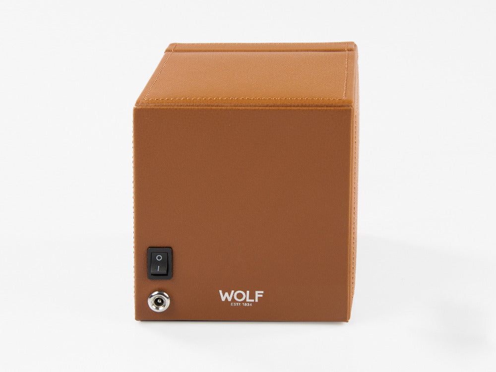 Remontoir WOLF Cub, 1 Montre, Marron, Cuir Vegan, 461127