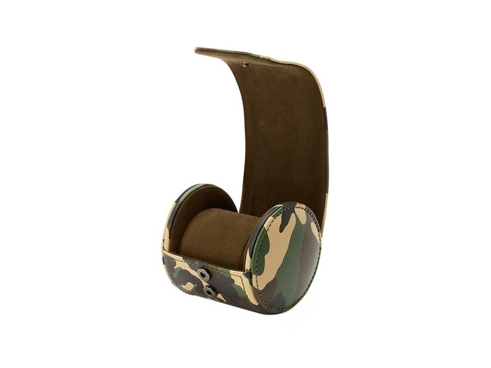 Étui WOLF Elements Earth, 1 Montre, Vert, Cuir Vegan, 665330