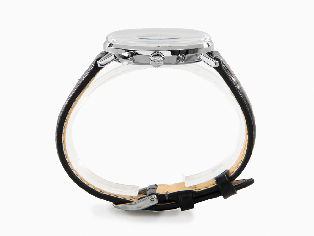 Montre à Quartz Zeppelin LZ 129 Hindenburg Moonphase, Argent, 40 mm, 7036-1