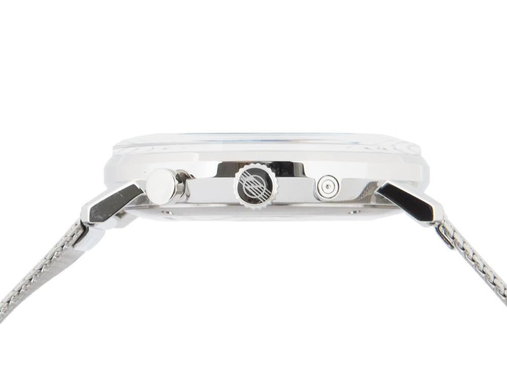 Montre à Quartz Zeppelin LZ 129 Hindenburg Moonphase, Bleu, 40 mm, 7036M-3