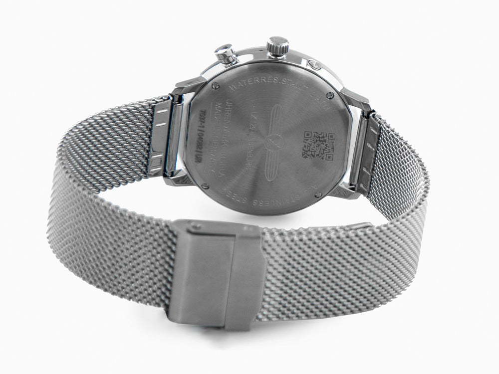 Montre à Quartz Zeppelin LZ 129 Hindenburg Moonphase Lady, Argent, 36mm, 7037M-1