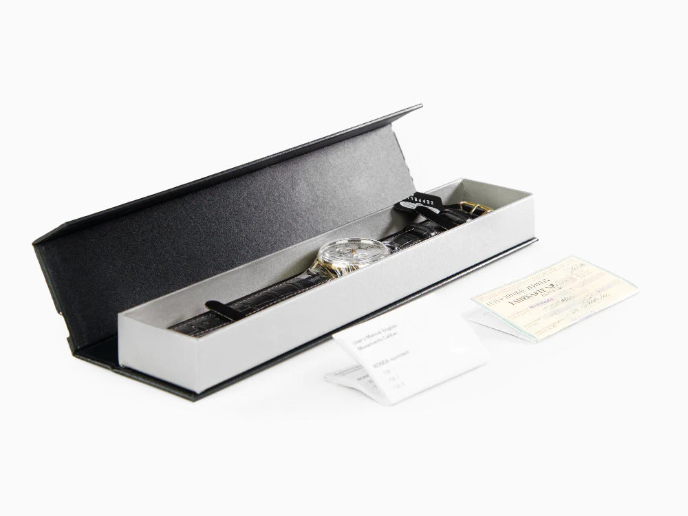 Montre à Quartz Zeppelin LZ 129 Hindenburg Moonphase, PVD Or, 40 mm, 7038-1