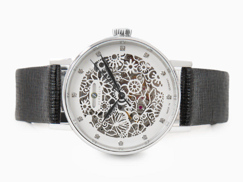 Montre Automatique Zeppelin Princess Of The Sky, Blanc, 36 mm, 7461-1