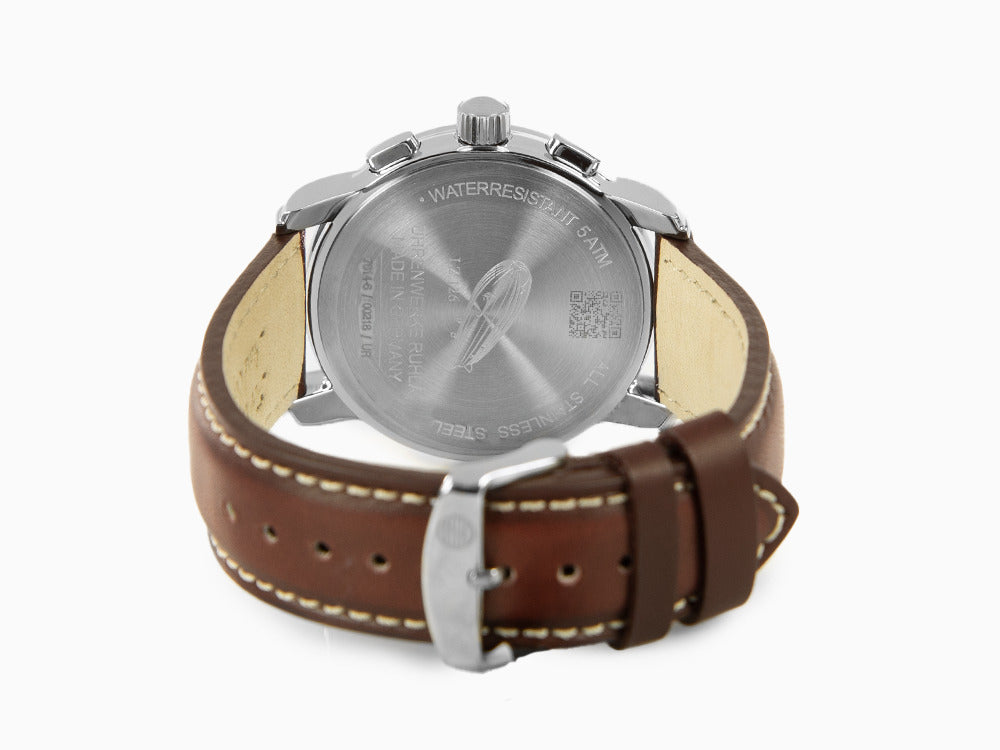 Montre à Quartz Zeppelin LZ126 Los Angeles, Rouge, 42 mm, 7614-6