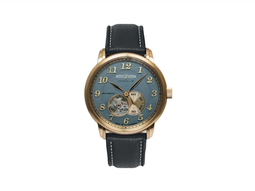 Montre Automatique Zeppelin LZ 127 Graf Zeppelin, PVD Or, Gris, 40