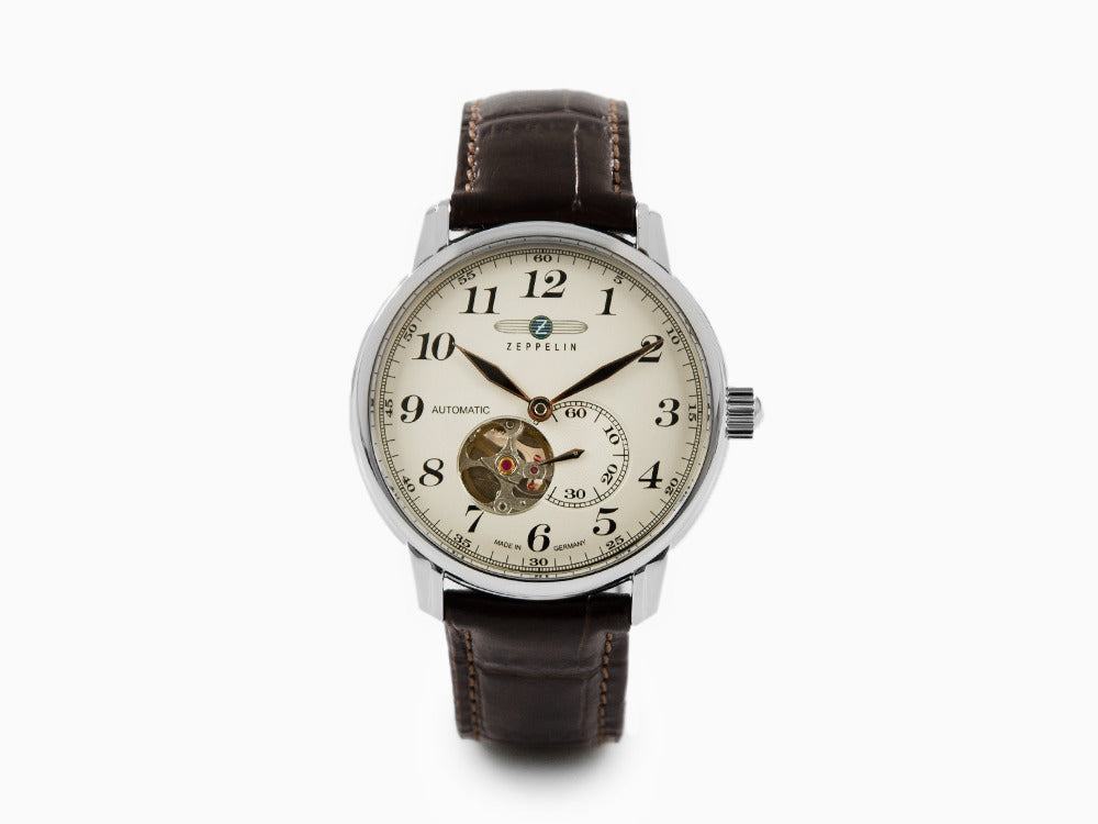 Montre Automatique Zeppelin LZ 127 Graf Zeppelin, Beige, 40 mm, 7666-5
