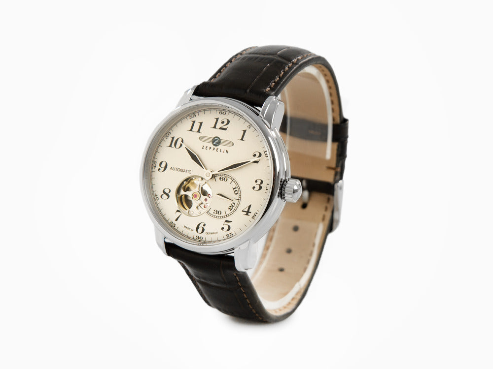 Montre Automatique Zeppelin LZ 127 Graf Zeppelin, Beige, 40 mm, 7666-5