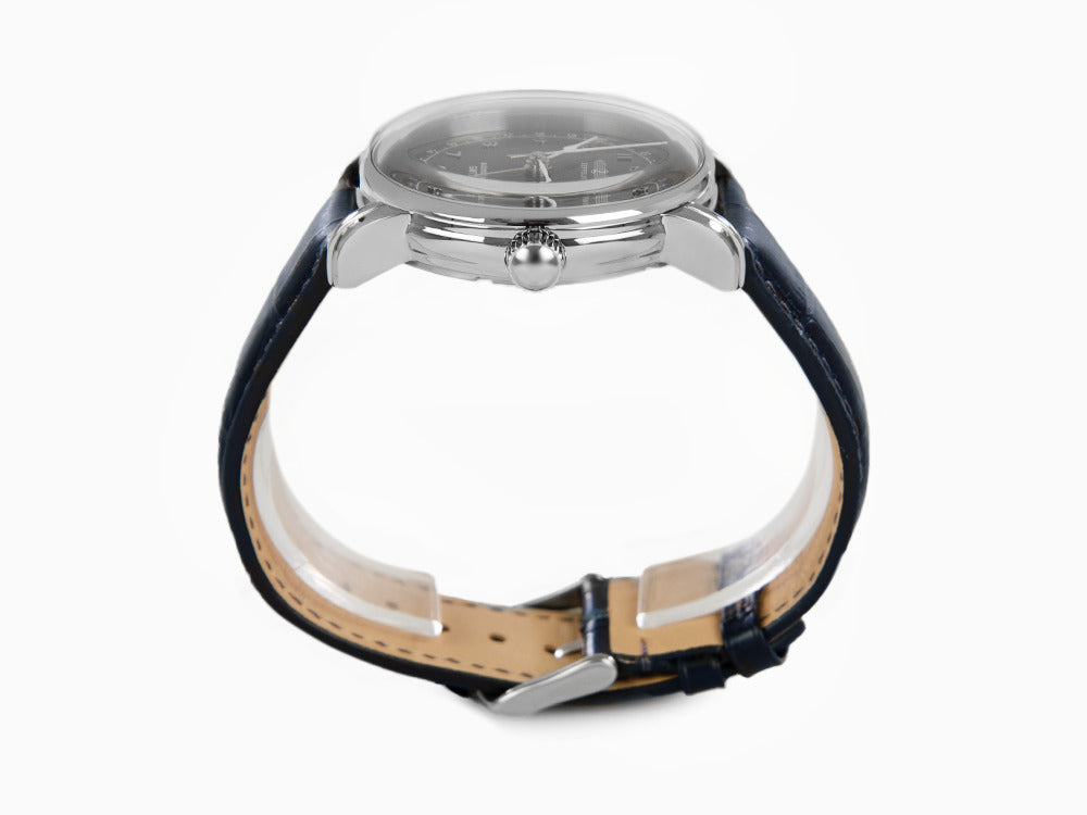 Montre Automatique Zeppelin LZ 129 Hindenburg, Bleu, 42 mm, GMT, 7668-3