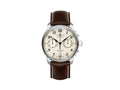 Montre à Quartz Zeppelin LZ 127 Graf Zeppelin, Beige, 42mm, Chronographe, 7678-5
