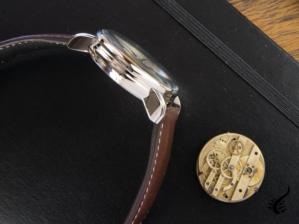 Montre à Quartz Zeppelin LZ 127 Graf Zeppelin, Beige, 42mm, Chronographe, 7678-5