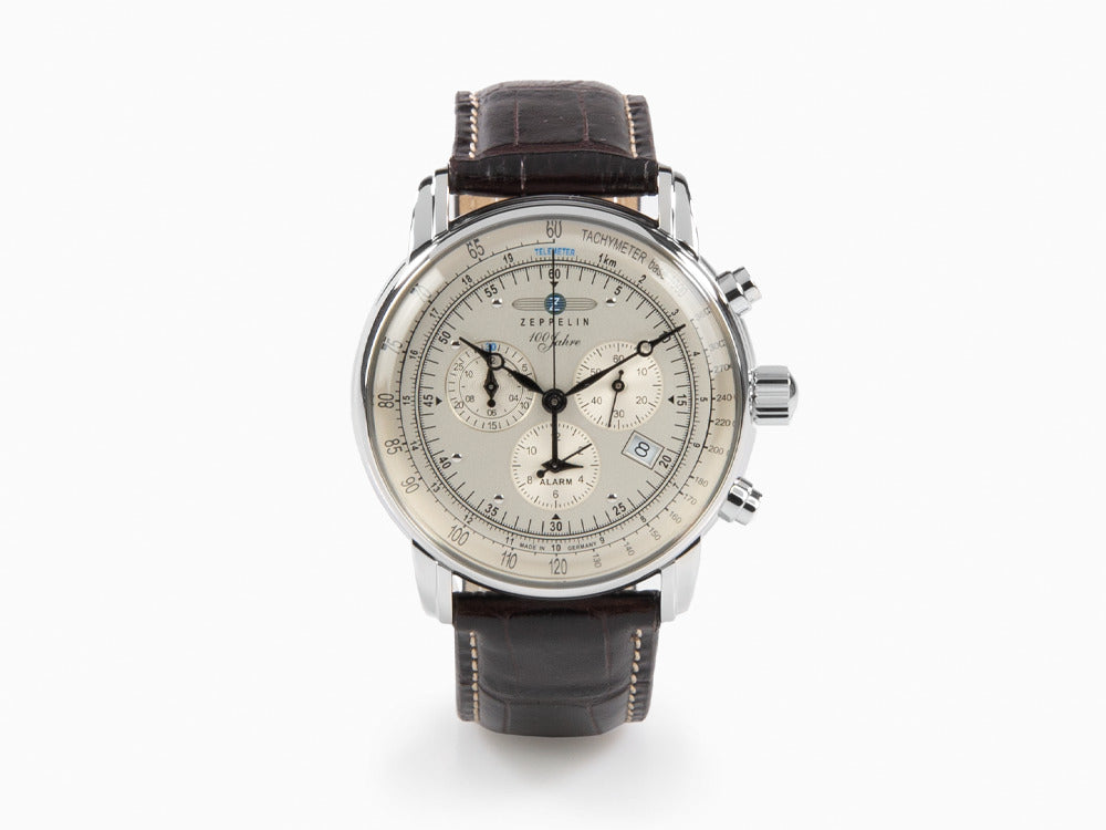 Montre à Quartz Zeppelin 100 Years Zeppelin Ed. 1, 42 mm, Jour, 7680-1