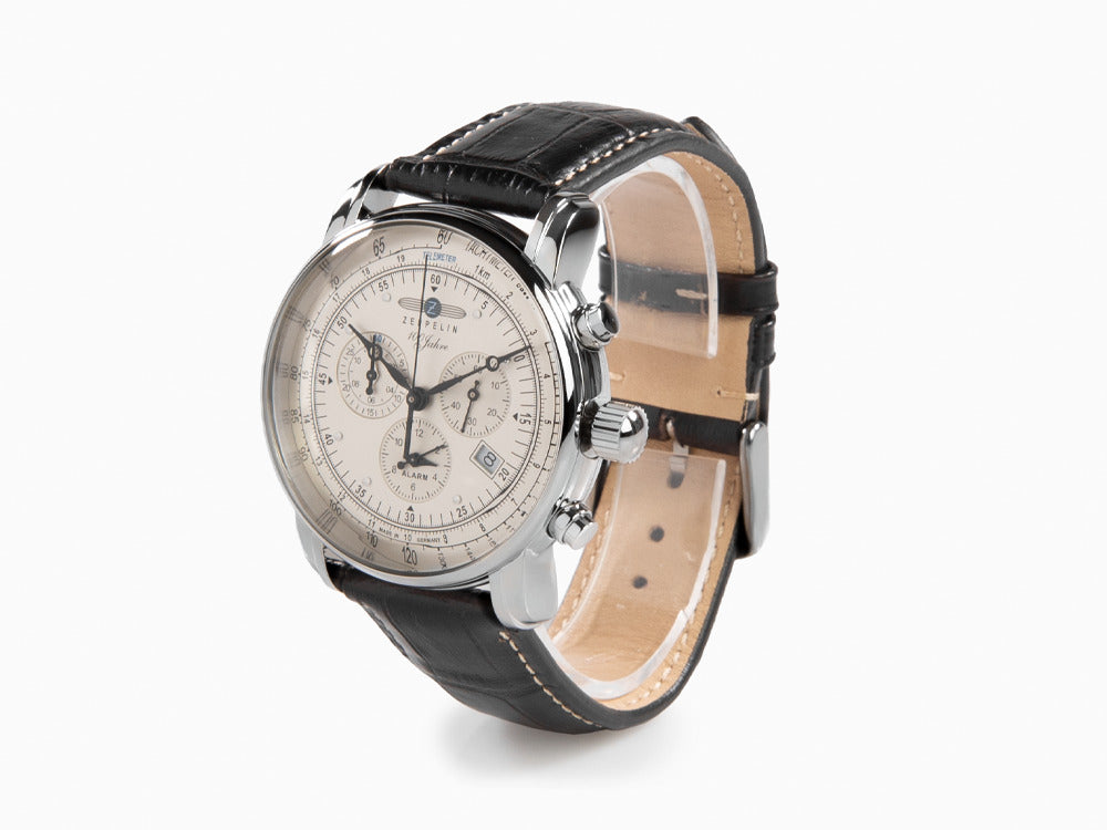 Montre à Quartz Zeppelin 100 Years Zeppelin Ed. 1, 42 mm, Jour, 7680-1