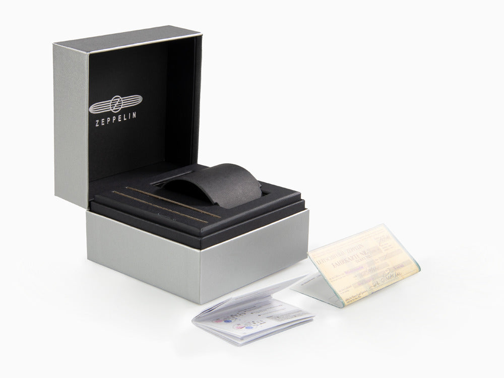 Montre à Quartz Zeppelin 100 Years Zeppelin Ed. 1, 42 mm, Jour, 7680-1