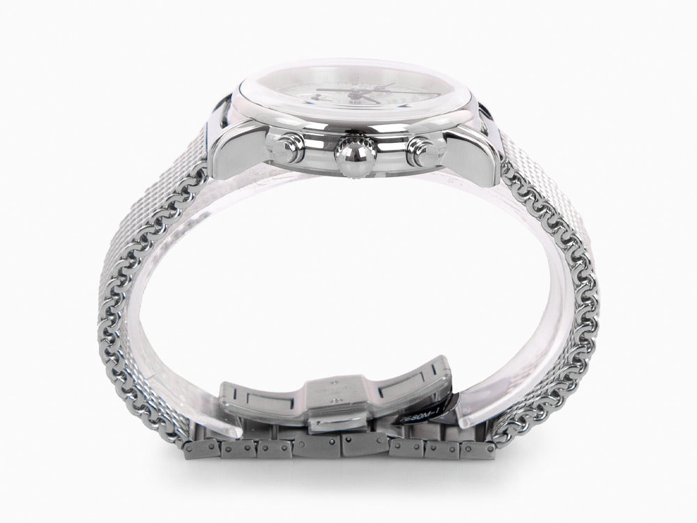 Montre à Quartz Zeppelin 100 Years Zeppelin Ed. 1, Argent, 42 mm, Jour, 7680M-1