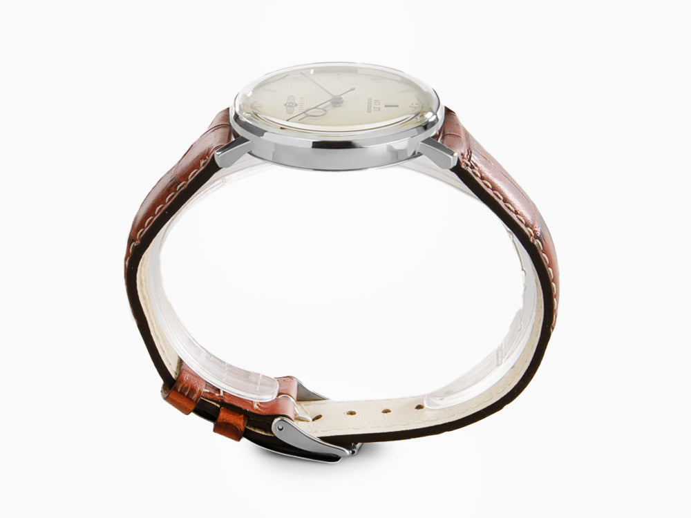 Montre à Quartz Zeppelin LZ 129 Hindenburg, Beige, 40 mm, Jour, Cuir, 8042-5