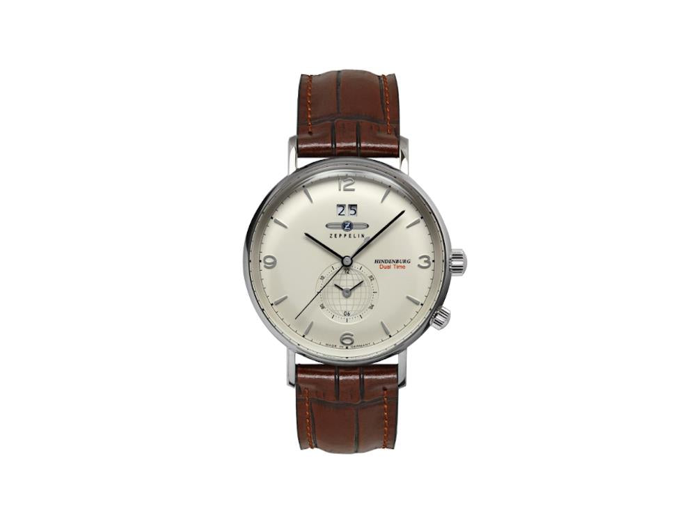 Montre à Quartz Zeppelin LZ 129 Hindenburg, Beige, 41 mm, 8044-5