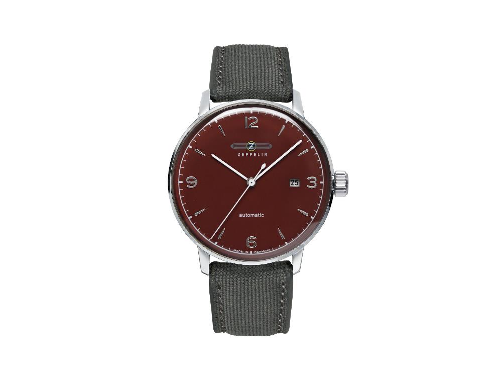 Montre Automatique Zeppelin LZ 129 Hindenburg, Bordeaux, 40 mm, 8064-4n