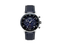 Montre à Quartz Zeppelin LZ 129 Hindenburg, Bleu, 41 mm, Jour, Cuir, 8086-3n