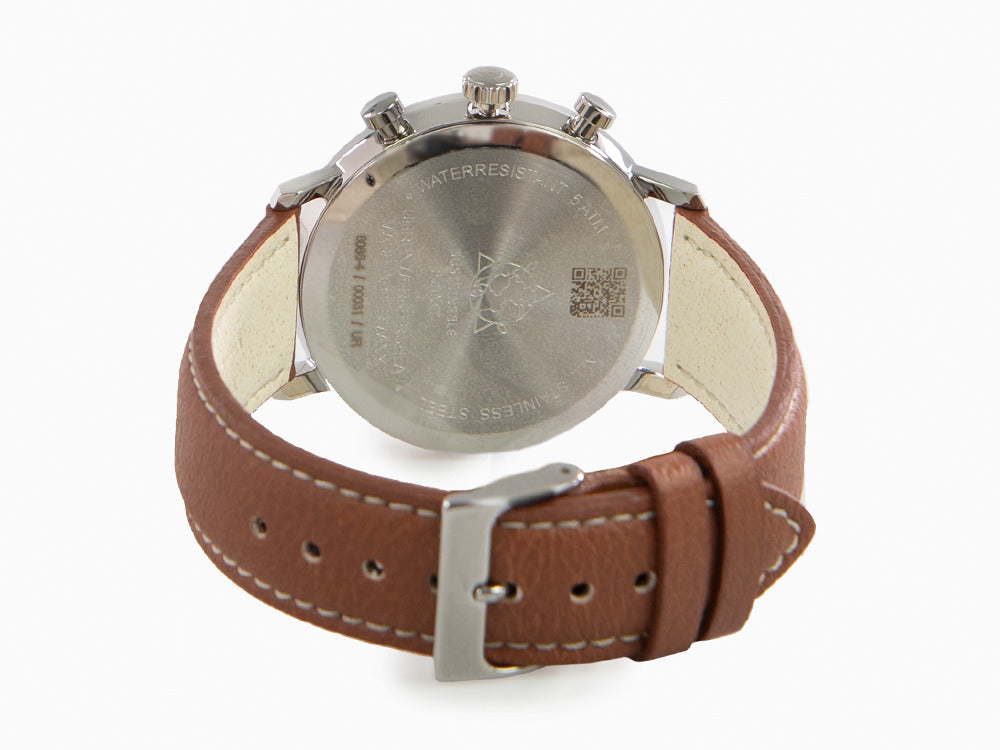 Montre à Quartz Zeppelin LZ 129 Hindenburg, Vert, 41 mm, Jour, Cuir, 8086-4n