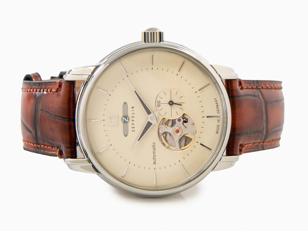 Montre Automatique Zeppelin LZ 120 Bodensee, Beige, 40cm, 8166-1