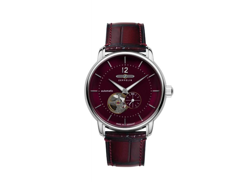 Montre Automatique Zeppelin LZ 120 Bodensee, Rouge, 40cm, 8166-5