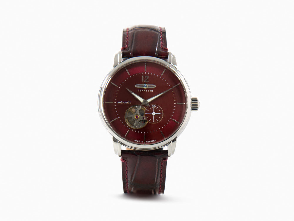 Montre Automatique Zeppelin LZ 120 Bodensee, Rouge, 40cm, 8166-5